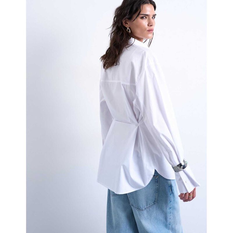TOPSHOP Demi LS Oversized Shirt image number 1